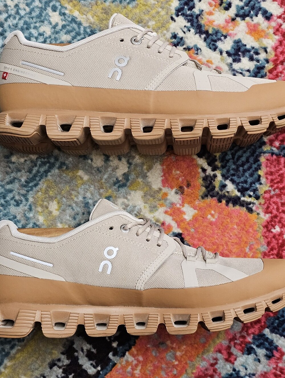 On Cloud 5 Ready Women’s Size 10 Top Lace-Up Sneakers Sand/Almond 89.98831 - Picture 8 of 15